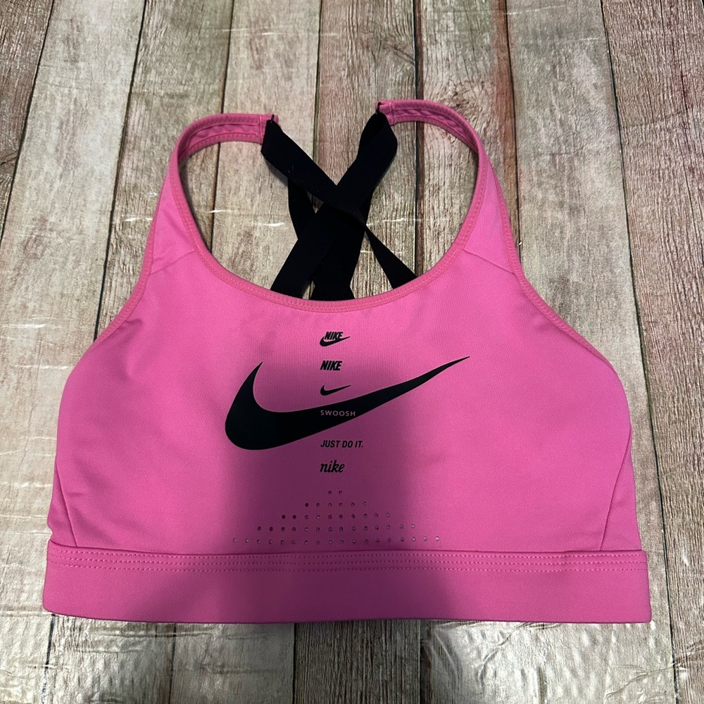 Nike Women's Vibrant Pink Sports Bra